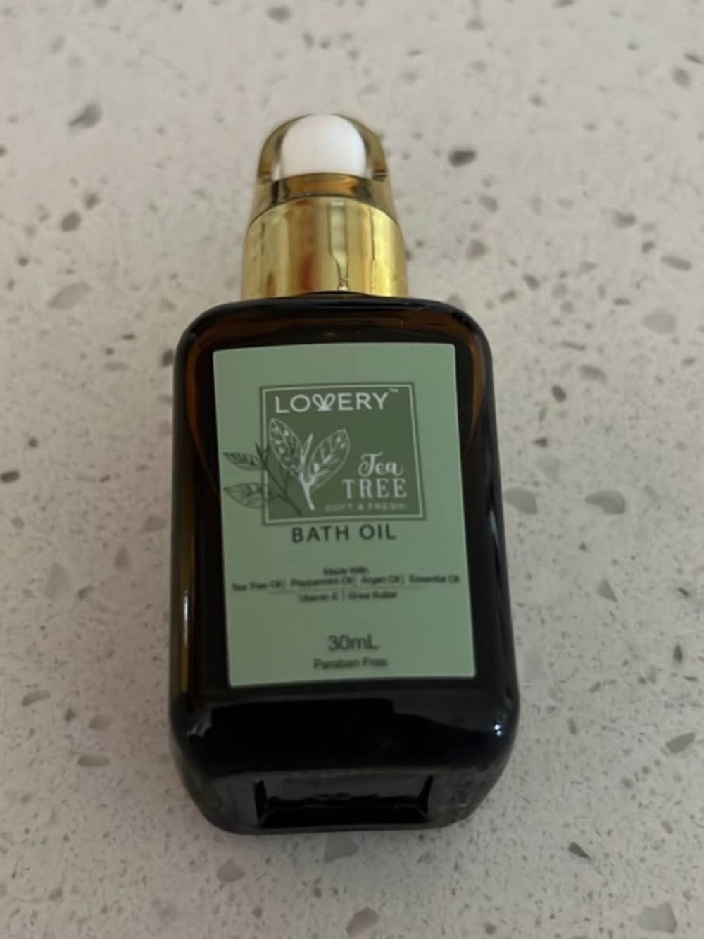 Love Tea Tree Bath Oil — Green & Gold